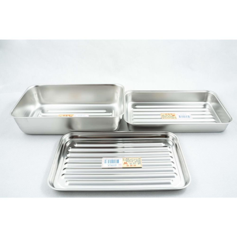 《物廉網》台灣製造 304不鏽鋼烤盤 不鏽鋼波浪烤盤 多用途烤盤 小烤箱 烤盤 不銹鋼烤盤 烘培用品-細節圖2