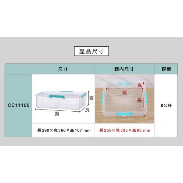 《物廉網》聯府 KEYWAY  CC11100 11號高點手提盒 收納盒-細節圖5