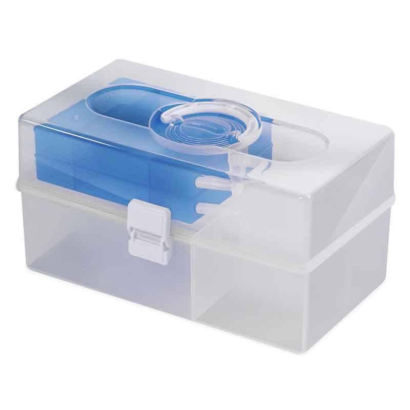 《物廉網》樹德 SHUTER TB-503 薄霧系列手提箱 工具文具 收納箱 文件箱 醫藥箱 小物收納盒 手提盒-細節圖2