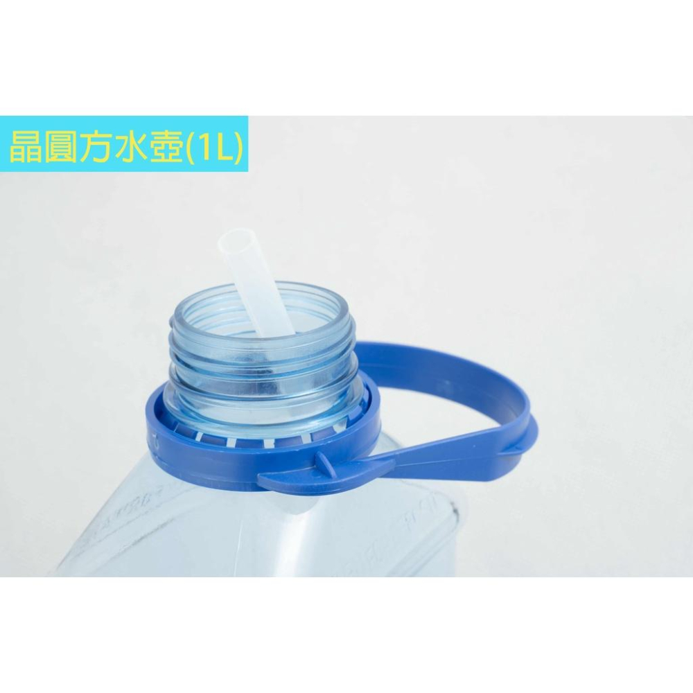 《物廉網》晶圓 方水壺(1000/4000ML)運動水壺 加厚設計 手把水壺 水杯 健身水壺吸管水壺-細節圖3