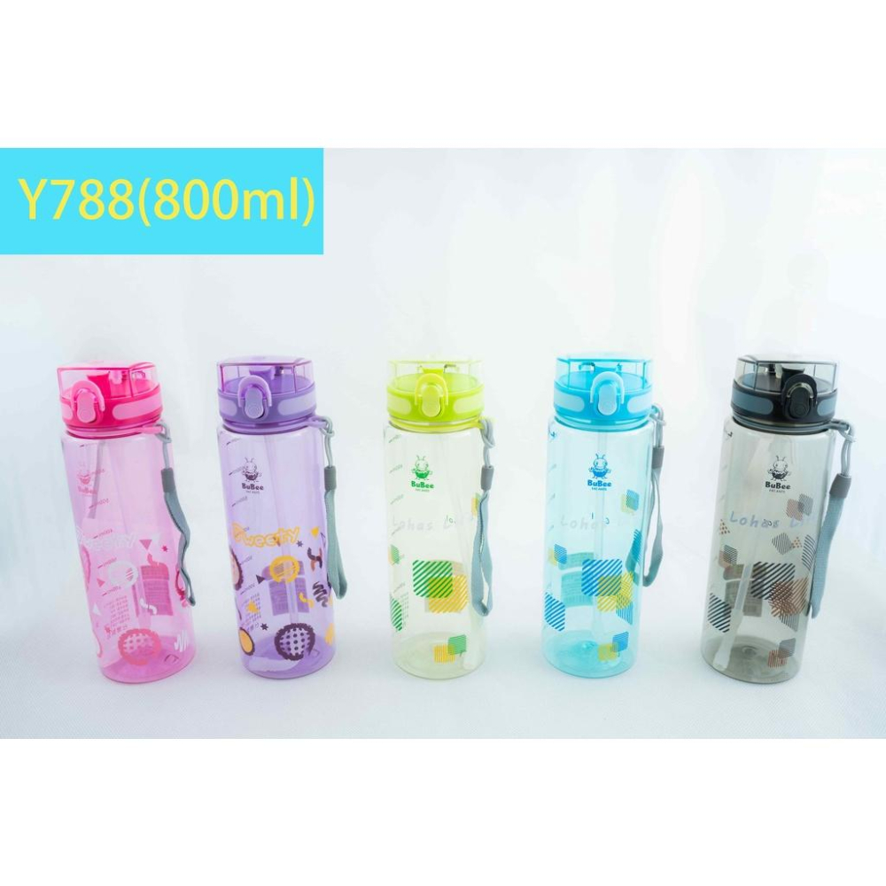 《物廉網》寶石牌 亮點吸管水壺(600cc~1000cc)彈蓋水瓶 兒童水壺 水杯 彈蓋吸管水壺 刻度水壺開水壺-細節圖4