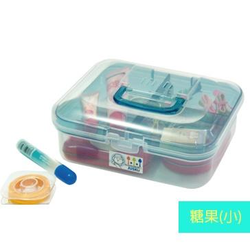 《物廉網》佳斯捷 JUSKU 3260/8679/3143 糖果收納箱(小/中/大) 小物收納 手提盒 文具收納-細節圖5