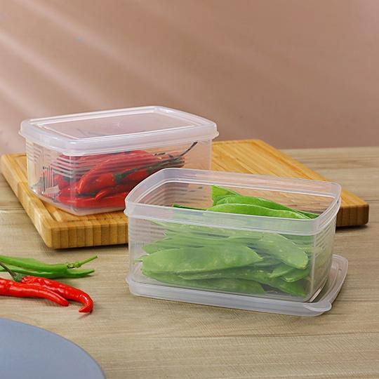 《物廉網》聯府 KEYWAY  GS500 巧麗方型500ml密封盒(2入) 保鮮盒 便當盒-細節圖2