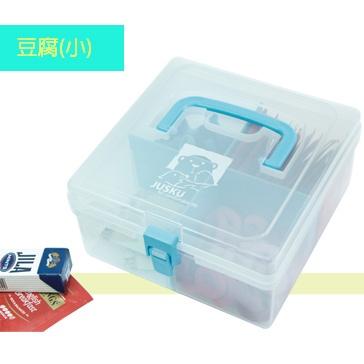 《物廉網》佳斯捷 JUSKU 3257/3157 豆腐收納箱(小/大) 置物箱 整理箱 整理盒 塑膠盒 收納盒 置物盒-細節圖3