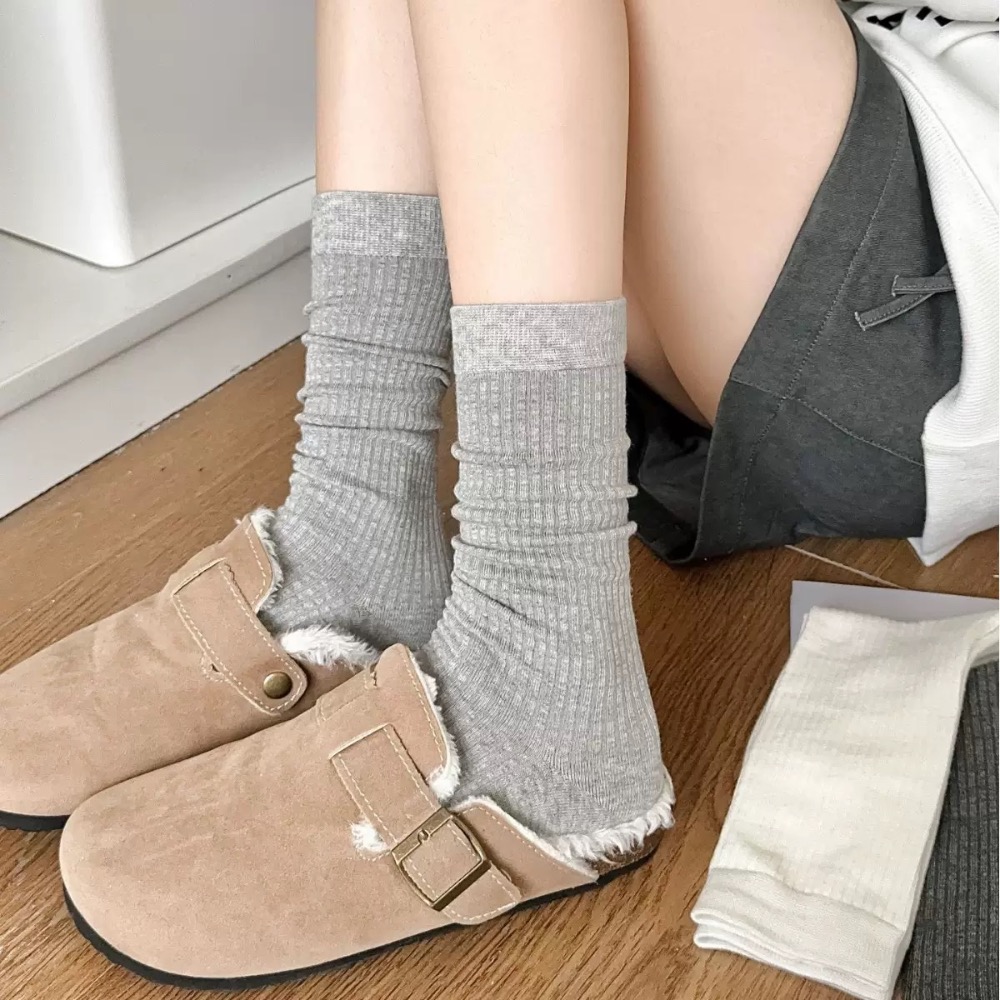 直條紋小腿肚襪-細節圖2