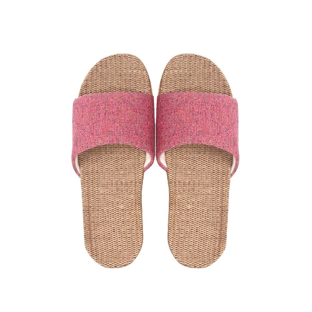 《艾克思》繽紛糖果色亞麻透氣輕巧防滑室內拖鞋(男/女款)_1雙-規格圖5