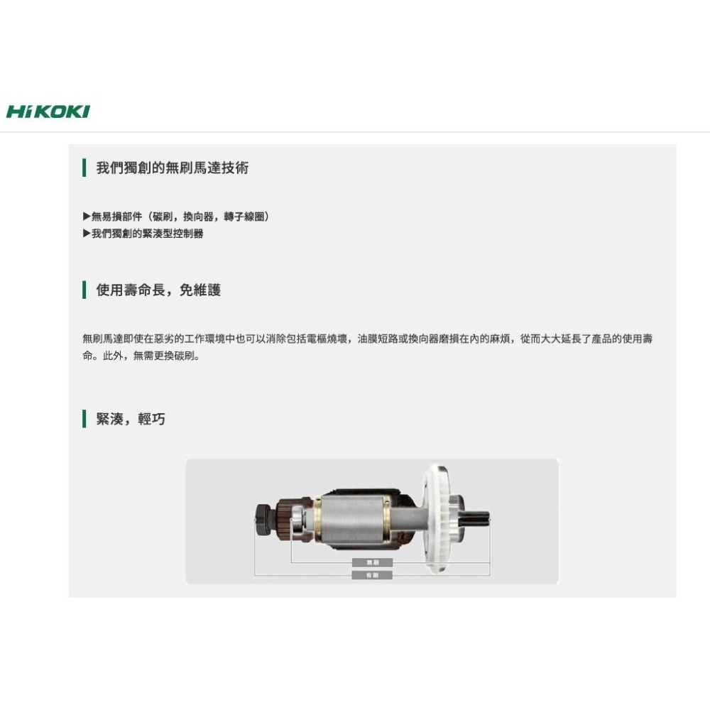 【台北益昌】HIKOKI  H41SE 無刷 電動 破碎機 電動鎚 無刷馬達 可調速 快速座-細節圖4
