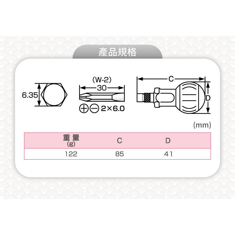 【台北益昌】日本 SUNFLAG 新龜 468.193 球型柄 棘輪 起子 NO.193 一 / 十字 雙頭 正轉逆轉-細節圖4