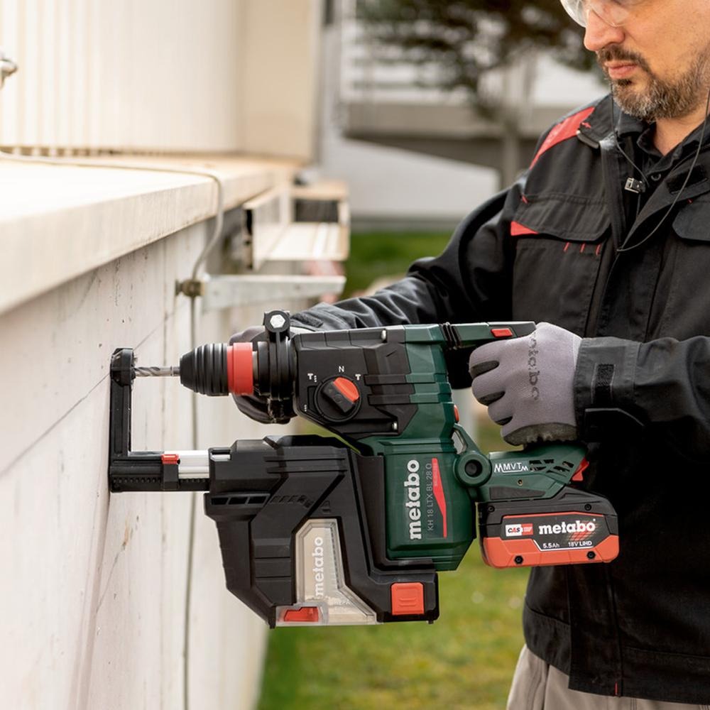 台北益昌 德國 METABO 18V 鋰電 無刷 鎚鑽 快拆 KH 18 LTX BL 28 Q-細節圖6