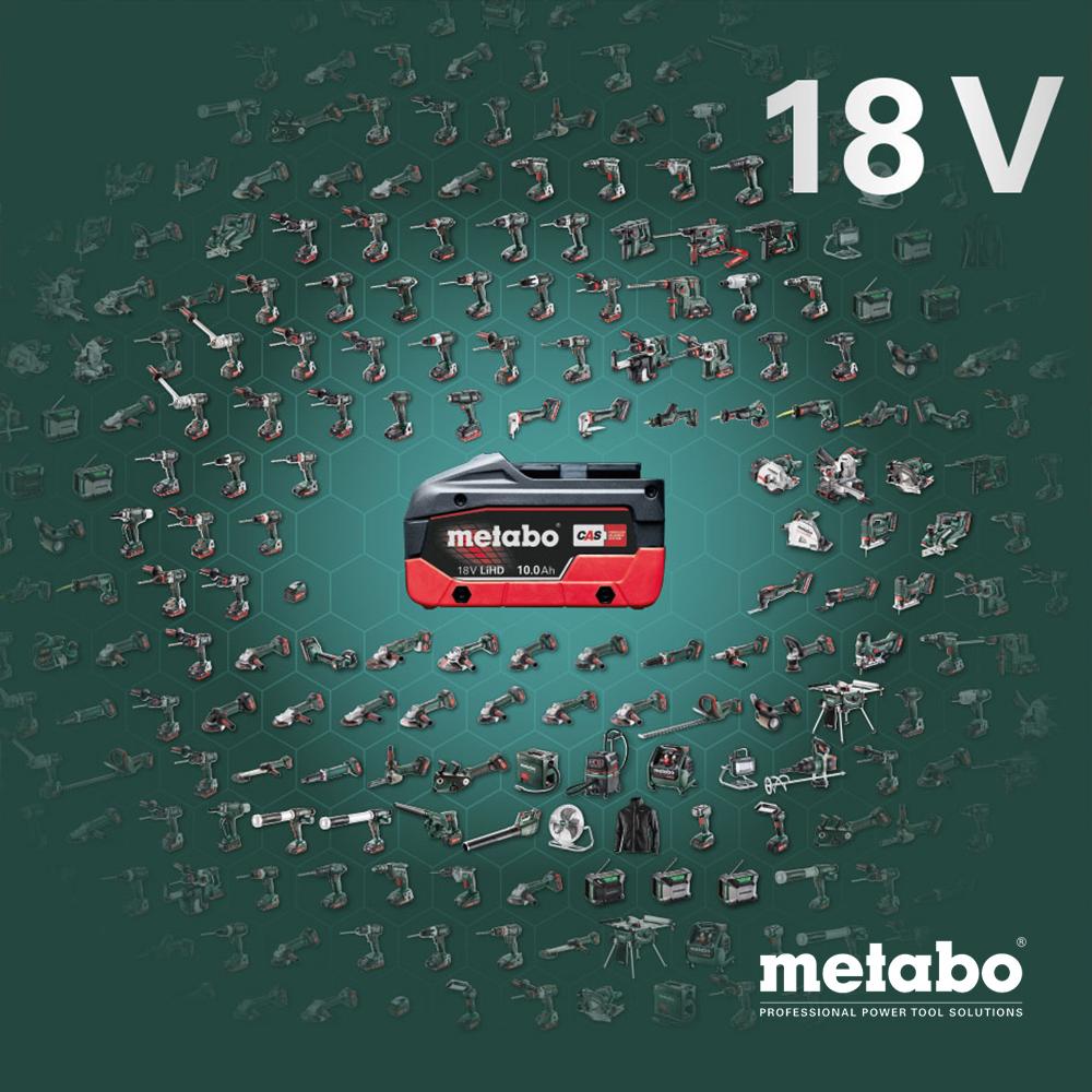 【台北益昌】德國 美達寶 metabo 18V 鋰電 無刷 5＂ 砂輪機 WB 18 LTX BL 125 Quick-細節圖8