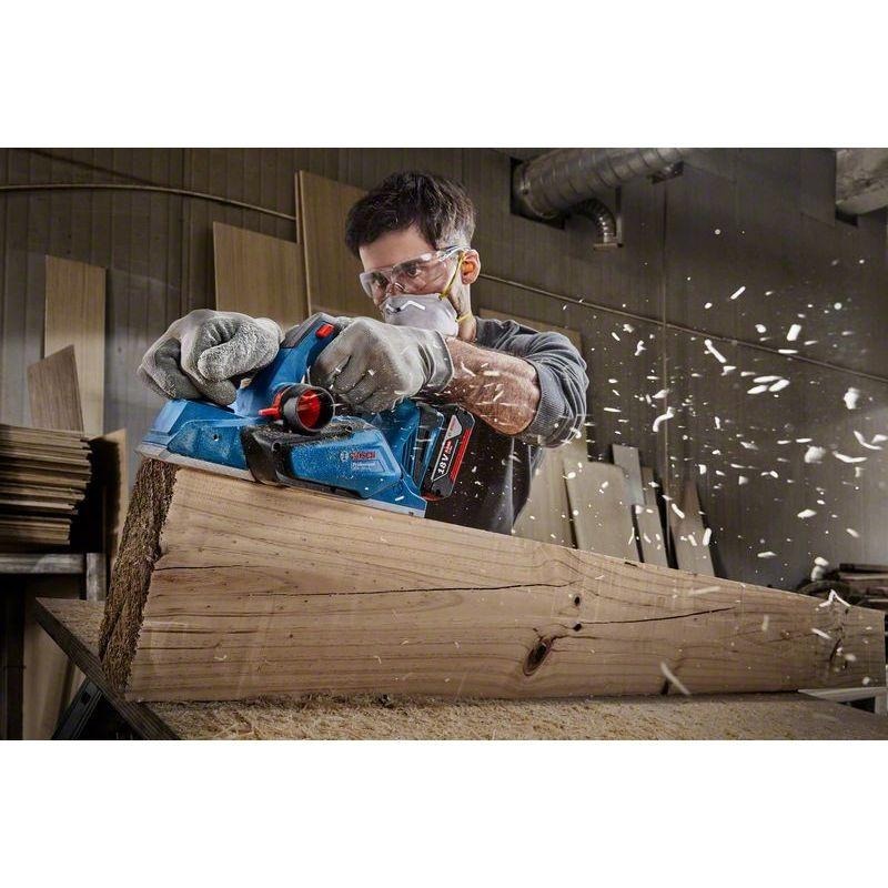 【台北益昌】德國 BOSCH 博世 GHO 185-LI 充電式電刨刀-細節圖4