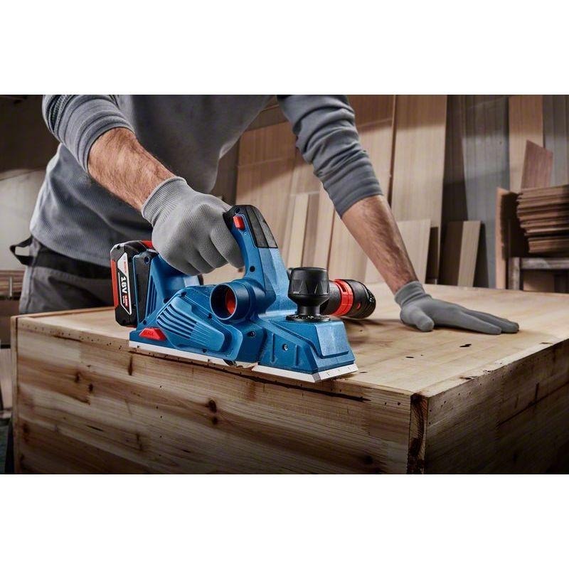 【台北益昌】德國 BOSCH 博世 GHO 185-LI 充電式電刨刀-細節圖8