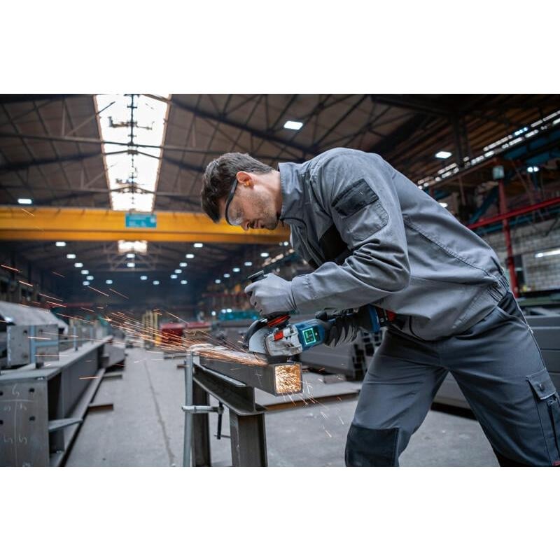 【台北益昌】 德國 Bosch GWS 18V-15 PSC 充電式無刷 BiTurbo 砂輪機 (槳氏開關) 強大效能-細節圖5