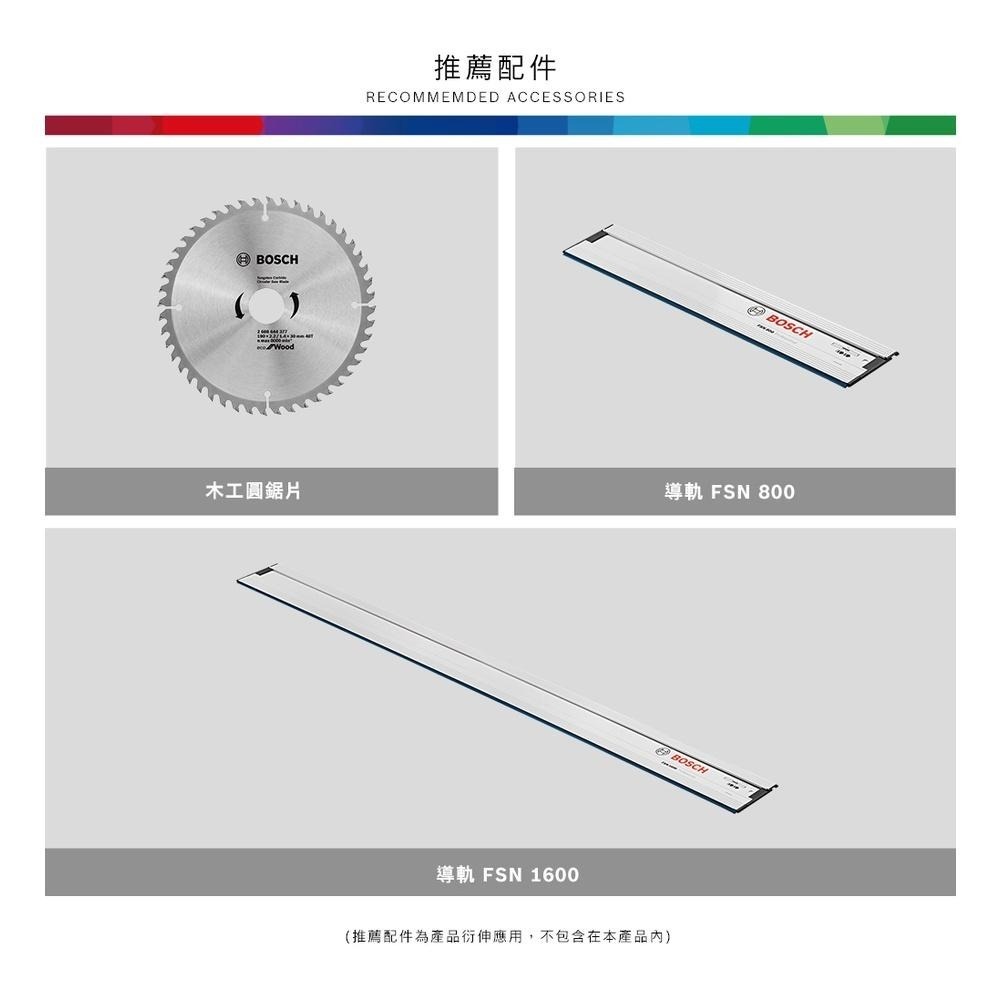 【台北益昌】BOSCH BITURBO 雙渦輪18V免碳刷圓鋸機 (空機) GKS 18V-68 GC-細節圖8