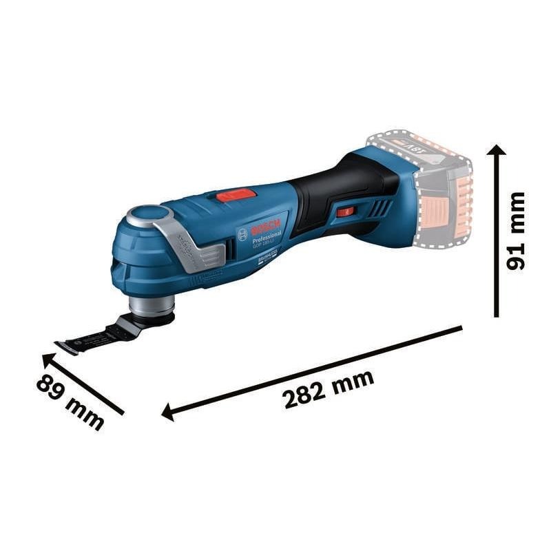 【台北益昌】博世 BOSCH 無刷 魔切機 最新款 GOP 185-LI 一台即可完成所有工作的魔切機-細節圖3