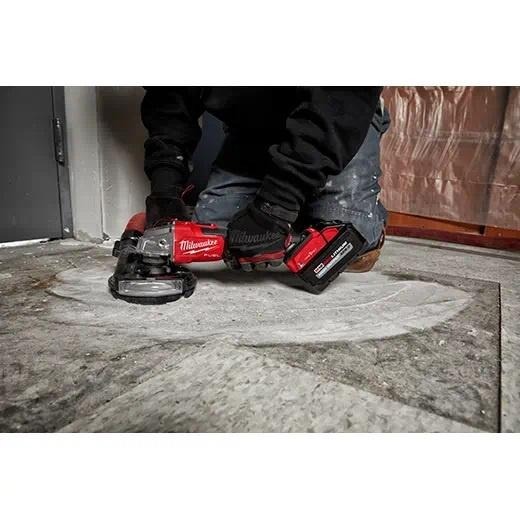 台北益昌 米沃奇 18V鋰電 無碳刷 4＂ 調速 速停 砂輪機 M18FSAGV100XB M18 FSAGV100XB-細節圖3