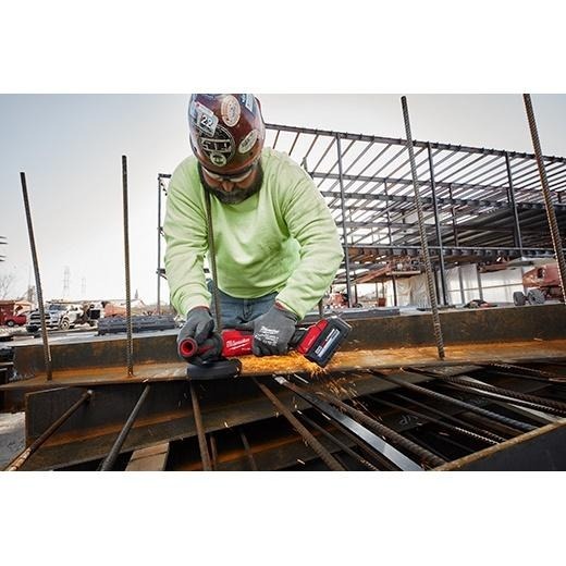 台北益昌 米沃奇 18V鋰電 無碳刷 4＂ 調速 速停 砂輪機 M18FSAGV100XB M18 FSAGV100XB-細節圖5