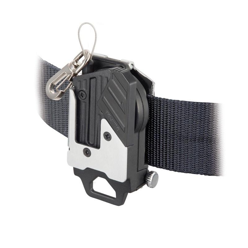 【台北益昌】TAJIMA 田島 金屬安全扣 附鋼索 快扣 高空工具防墜扣 SF-MHLDC10W 公安必備-細節圖6