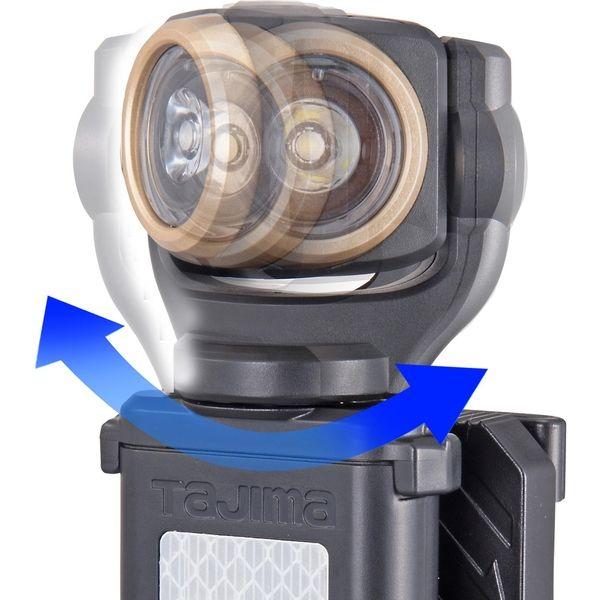 【台北益昌】TAJIMA 田島 快扣式 LED 工作燈 登山 手電筒 附強力磁鐵 LE-SF351D-細節圖5