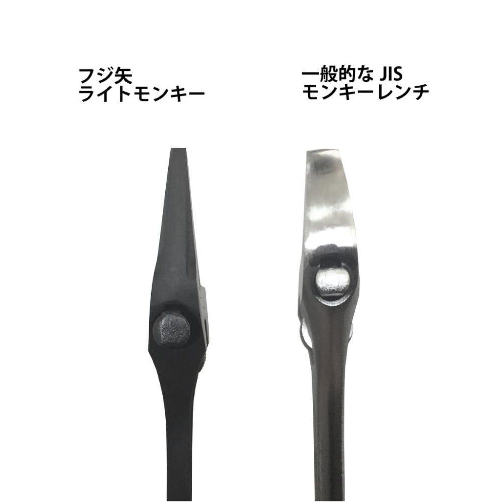 【台北益昌】 FUJIYA 富士箭 FLS-28-BG 32/43/53 黑金系列 輕量 薄型 活動板手 大開口-細節圖4