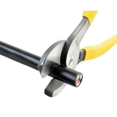 【台北益昌】日本製 角田 TTC OCA-60 膠柄 電纜剪 專業 電纜剪刀 250mm-細節圖3