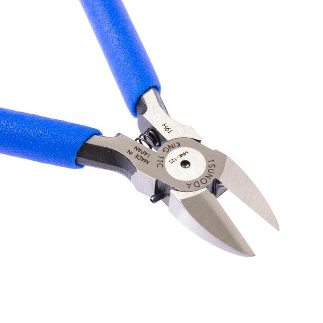 【台北益昌】日本 角田 TTC MNK-125 電子 斜口鉗 剪斷鉗 模型 塑膠 軟鐵線 適用-細節圖3