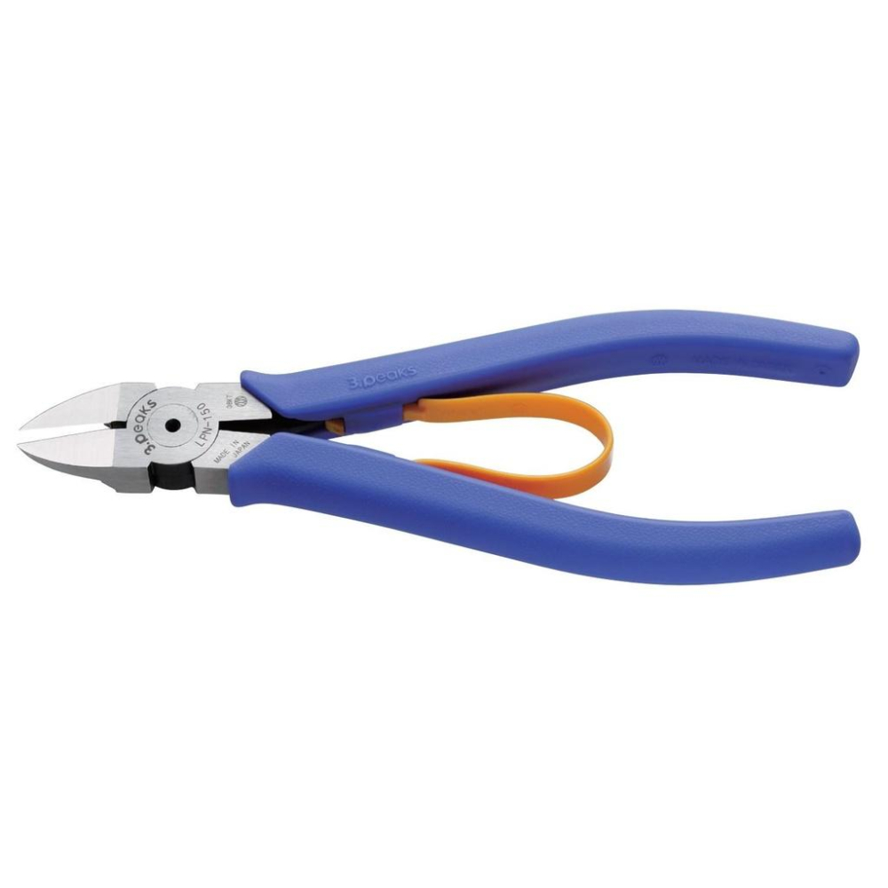 【台北益昌】日本製 3.peaks 超輕量 LPN-125S LPN-150S 小山 塑膠 電子 斜口鉗 剪 3peak-細節圖3