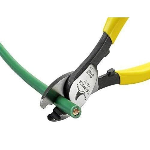 【台北益昌】日本製 角田 TTC 電纜剪 CA-22 CA-38 CA-60 電線剪刀 電纜刀 剝線 鉗-細節圖5