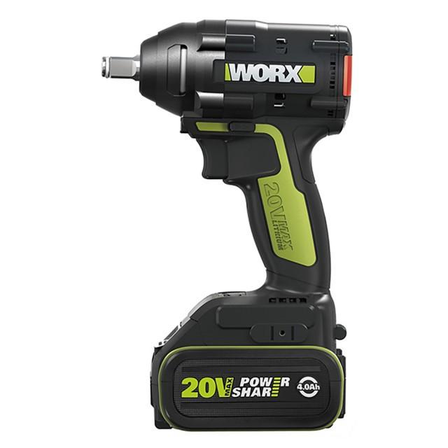 台北益昌 WORX 威克士 20V 鋰電 無刷 衝擊 扳手 雙電池 套裝組 (WU279.1) 原廠公司貨-細節圖7
