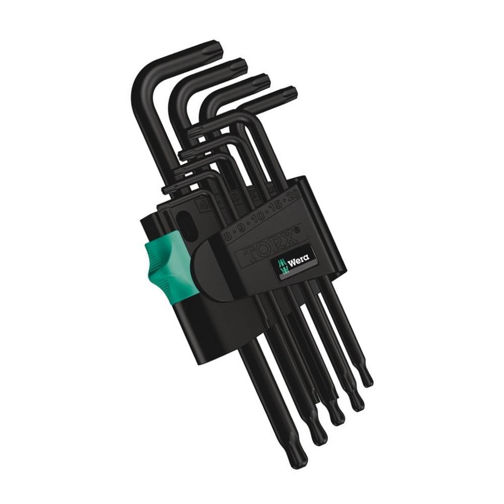 【台北益昌】德國 Wera 星型板手 9支組 967 PKL/9 L型板手-細節圖3