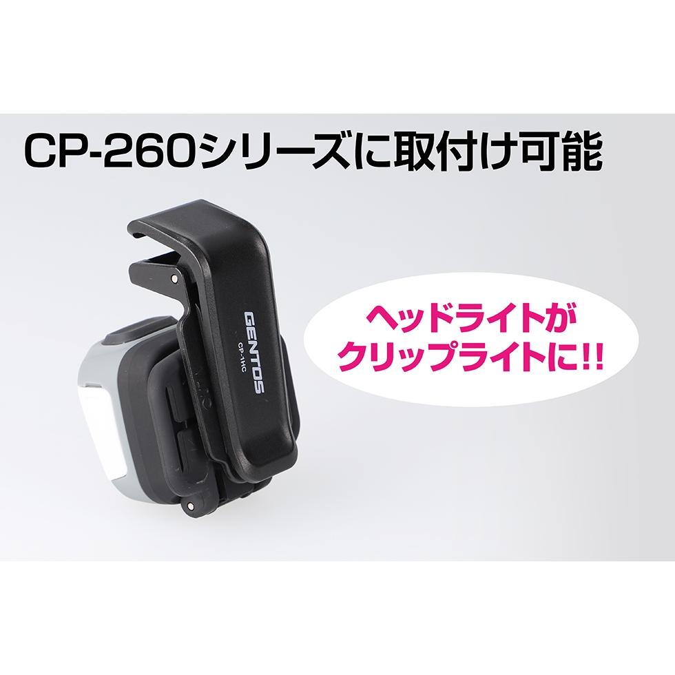 【台北益昌】日本 GENTOS CP-260 頭燈 系列 專用 夾具 CP-1HC-細節圖4