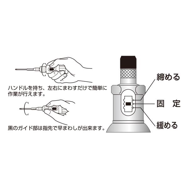 【台北益昌】日本 SUNFLAG 新龜 NO.6200 (468.6200) T型 正逆轉起子 一/十字-細節圖7