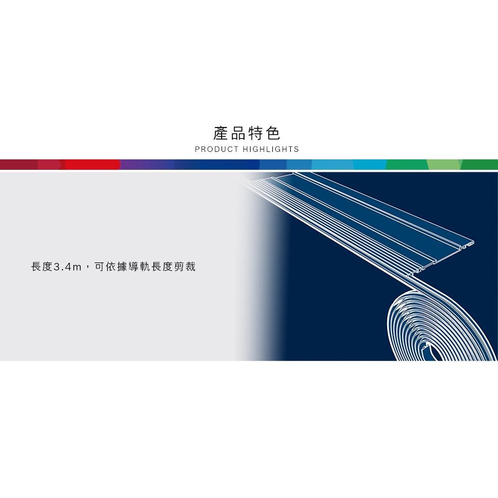 【台北益昌】德國 BOSCH 博世 導軌 保護 膠條 (FSN SS) 備用 軟膠 (側面)-細節圖5