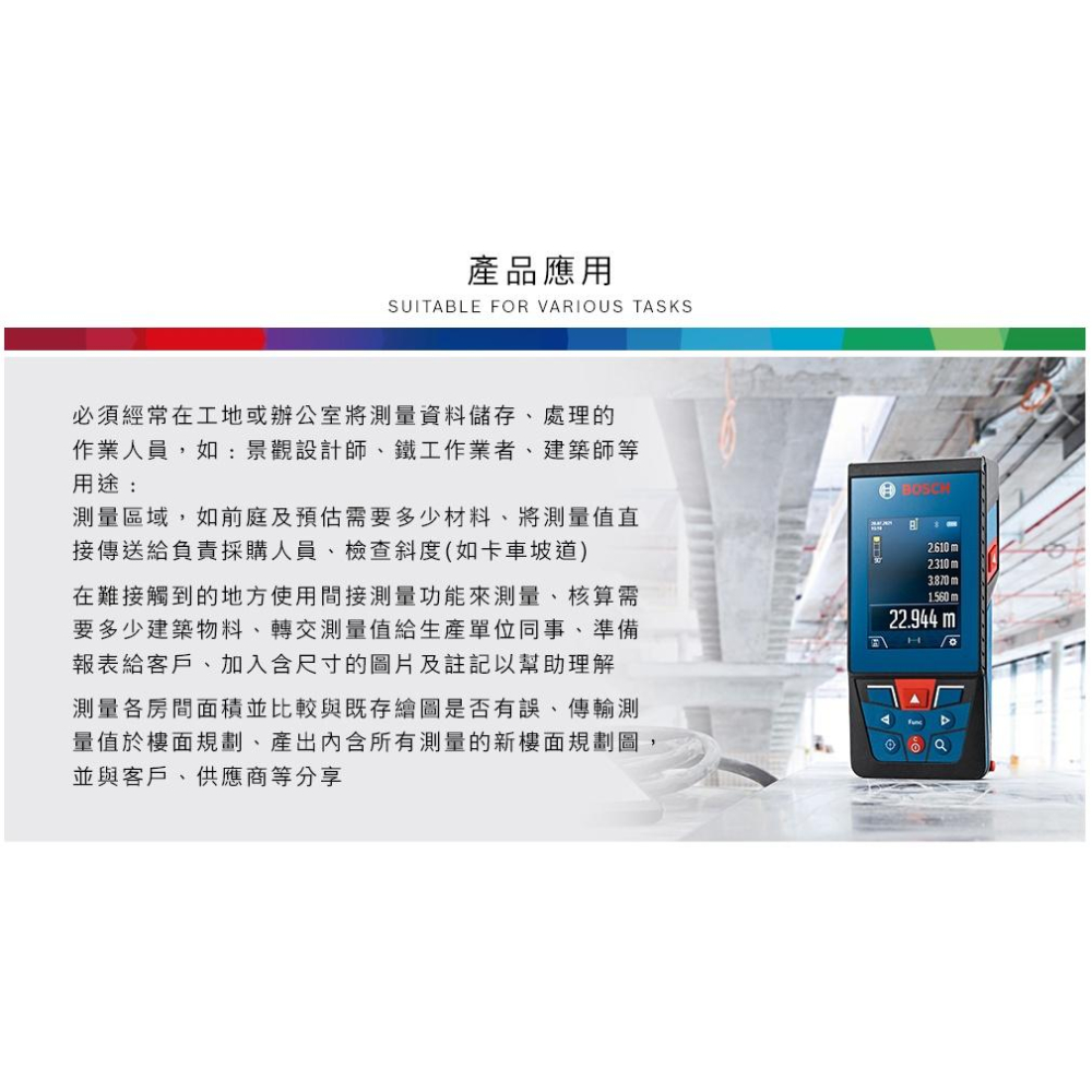 台北益昌 BOSCH 博世 GLM 100-25 C GLM 100-25C 雷射 測距儀-細節圖4