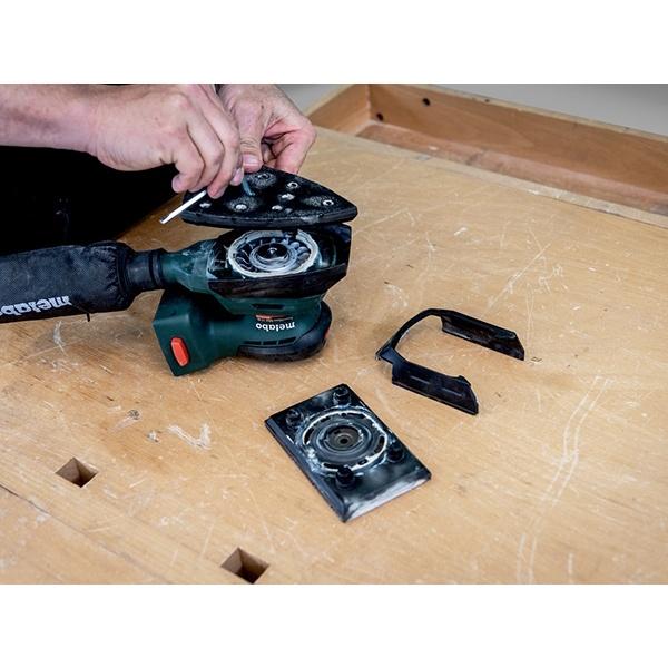 【台北益昌】德國 美達寶 metabo POWERMAXX SMA 12 BL12V鋰電無刷角形砂紙機 德國製-細節圖7