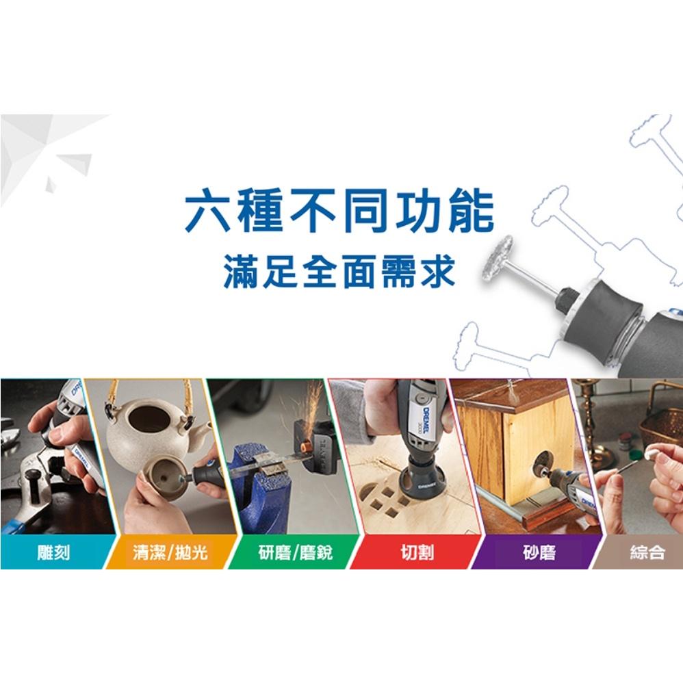 台北益昌 Dremel 精美 真美 445 12.7mm 砂布套 240G (6入)-細節圖5