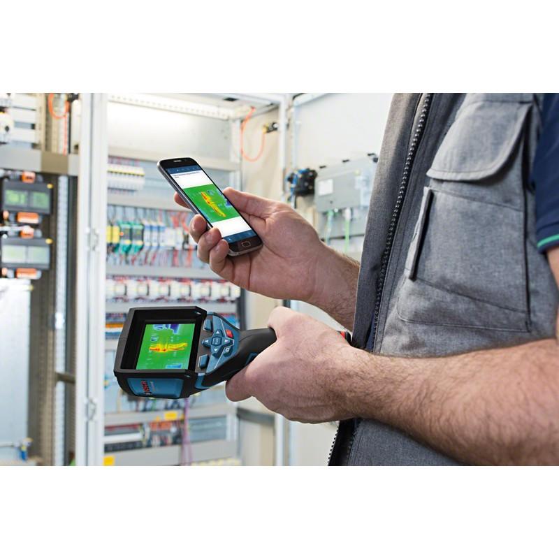 台北益昌 德國 BOSCH 博世 GTC 400 C 藍芽 熱感應 熱顯像 相機 紅外線 測溫 無塵室 漏水-細節圖6