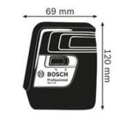 【台北益昌】2018全新到貨 德國 BOSCH GLL 3X 三線雷射墨線儀 水平儀 一機在手 解決室內裝修多項作業-細節圖2