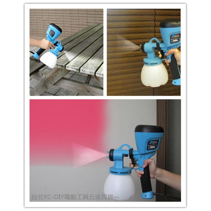 台北益昌 豪華版 噴霸 保固+贈逆止閥+濾棉10片雙噴頭 TM-71 TM71 電動 噴槍 噴漆 水泥漆 乳膠漆 油漆-細節圖3