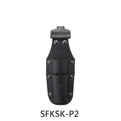 台北益昌 田島 TAJIMA  快扣式 真皮 工具套袋 SFKSK-P2 SFKSK-P4 不含快扣-細節圖2