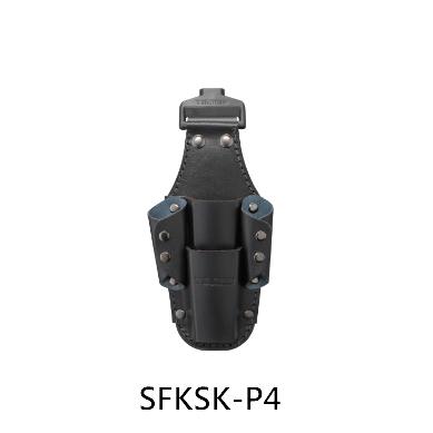 台北益昌 田島 TAJIMA  快扣式 真皮 工具套袋 SFKSK-P2 SFKSK-P4 不含快扣-細節圖3