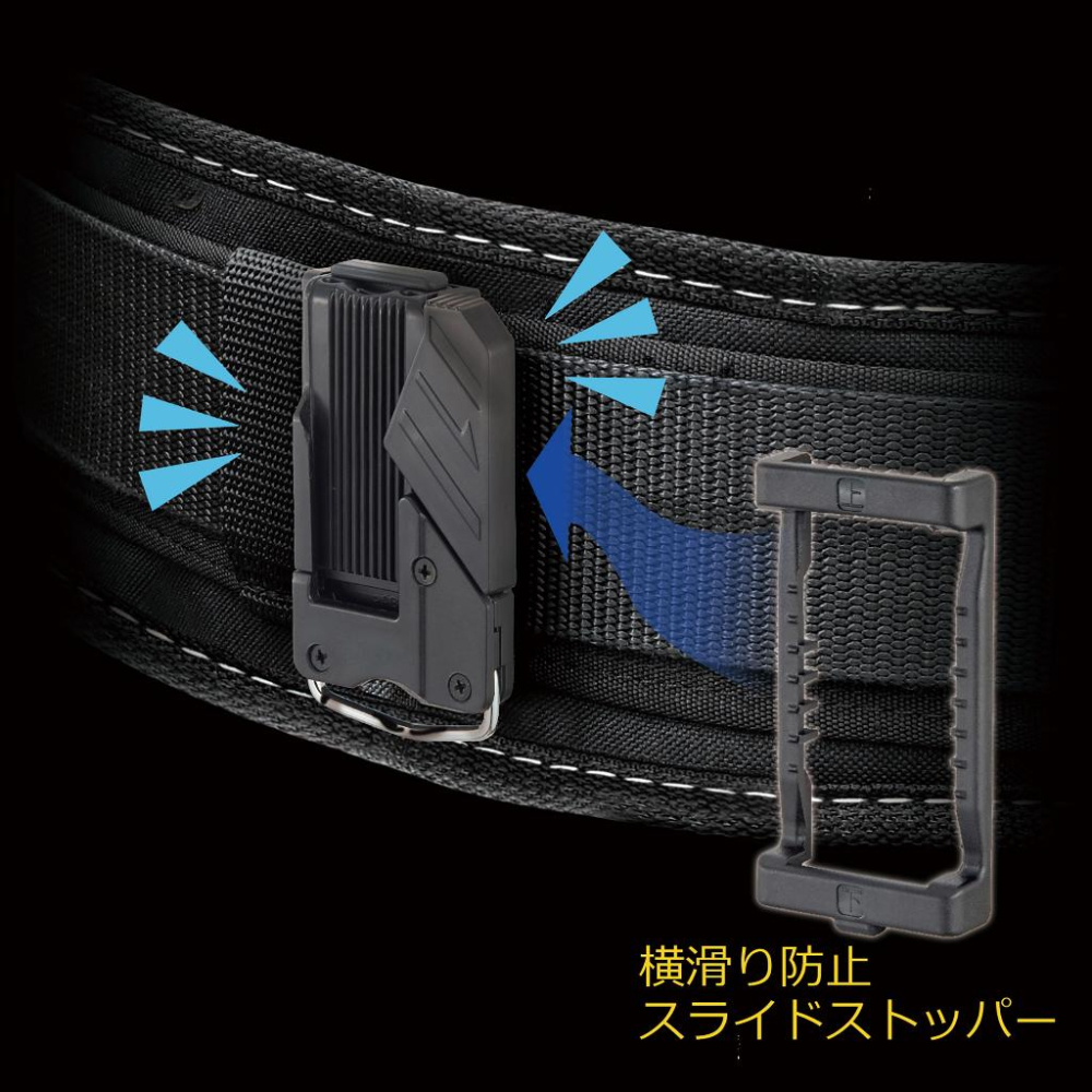 【台北益昌】日本 TAJIMA 田島 快扣式工具套袋 剝線鉗 墨斗用 SFKSN-P1VA-細節圖5