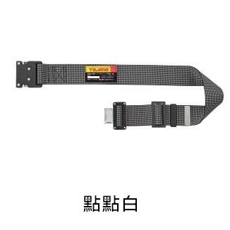 台北益昌 田島 TAJIMA 鍛造鋁插扣式 S腰帶 點點白 點點紅 BWS110-DWH BWS110-DRE-細節圖2