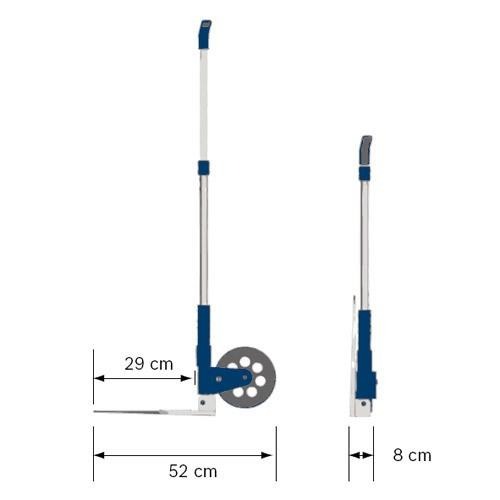 【台北益昌】來電3700 最大承重125Kg 德國 BOSCH L-BOXX 系統式工具箱專用兩輪推車-細節圖5