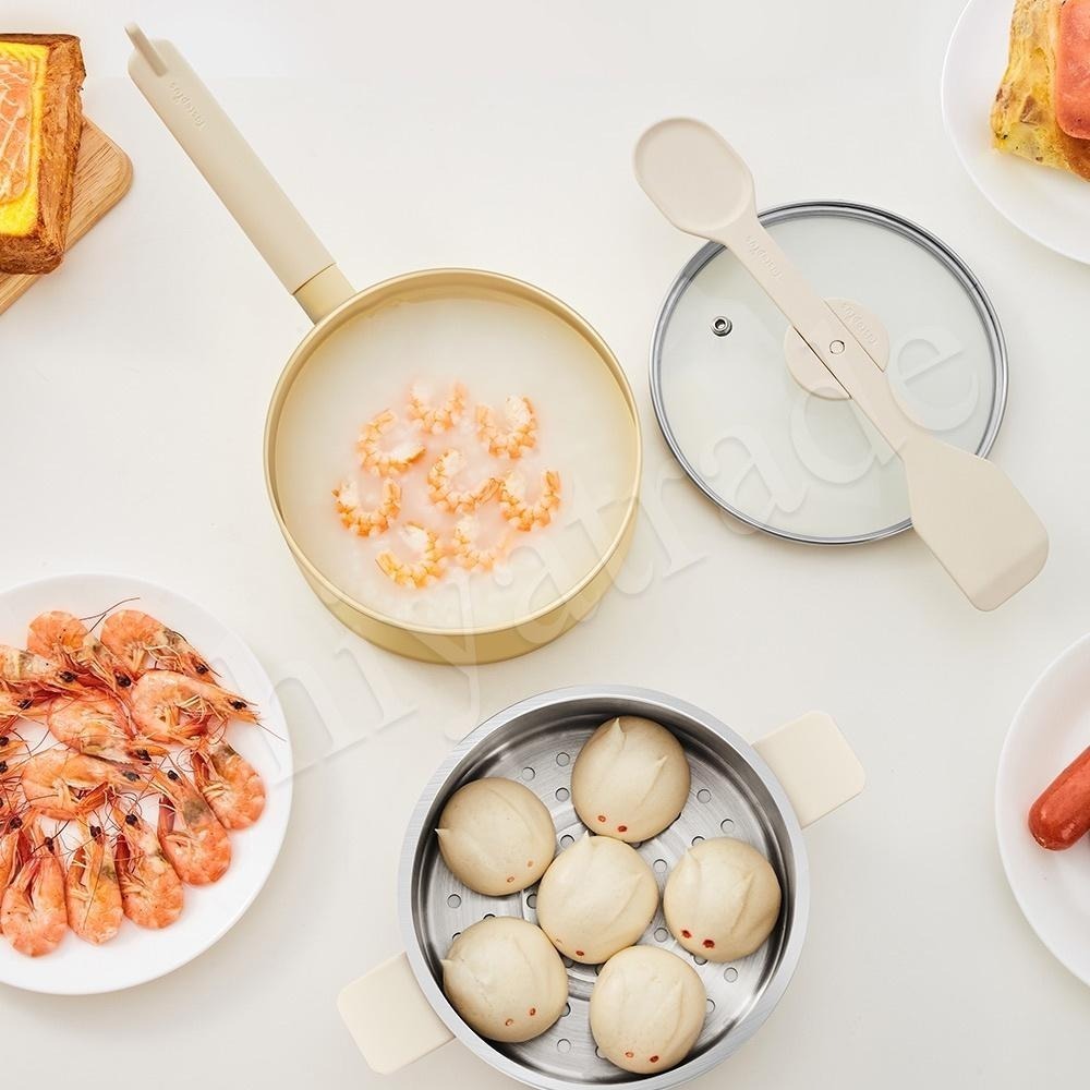 公司貨含發票【Taste Plus】悅味KIDS親子鍋系列 內外不沾鍋 直升機奶鍋 16cm(IH全對應)小湯鍋 醬料鍋-細節圖3