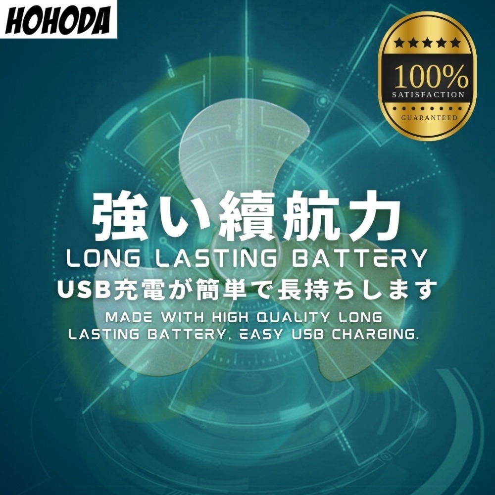 【HOHODA】聲控AI 智能語音 語音 遙控 風扇 折疊 電扇 USB電風扇 桌扇 小夜燈-細節圖7