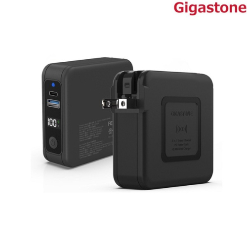 【Gigastone】4合1 10000mAh Qi無線行電旅充充電器(QP-10200B) 充電器 無線充