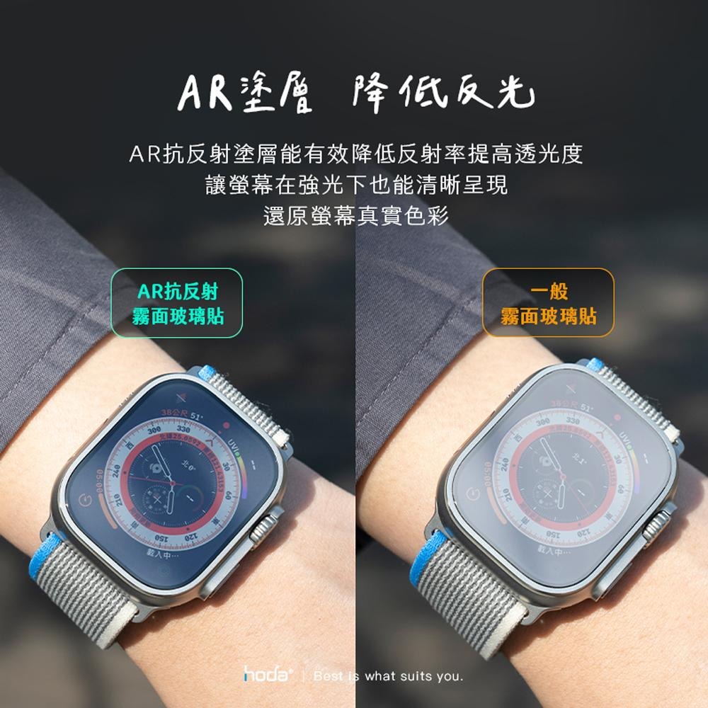 hoda apple watch ultra 49mm 滿版玻璃保護貼 全系列-細節圖2