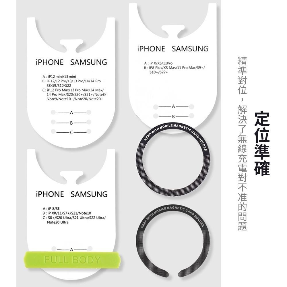 【PhoneMo】金屬引磁片 magsafe 貼片 手機 金屬磁環 附定位板-細節圖6