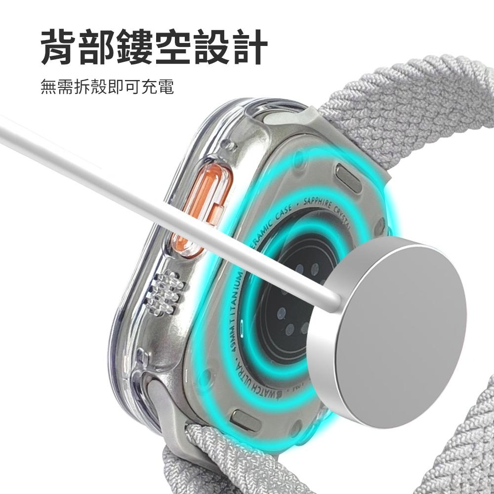 Apple Wacth 一體殼 適用 watch ultra 49mm 玻璃保護殼 手錶殼-細節圖5